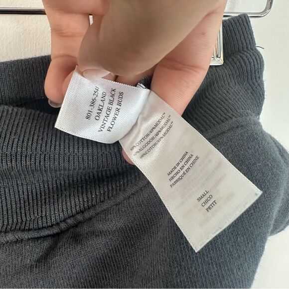 Rails Oakland Sweatpants in Vintage Black Flower Buds - Picture 5 of 11